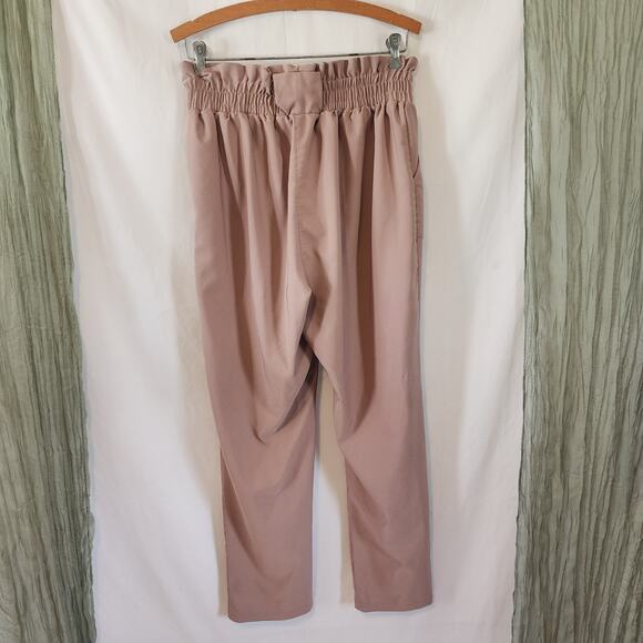 Grace Karin Brown Stretch Elastic Waist‎ Pockets Ralax Fit Pants Size XL - Picture 4 of 6